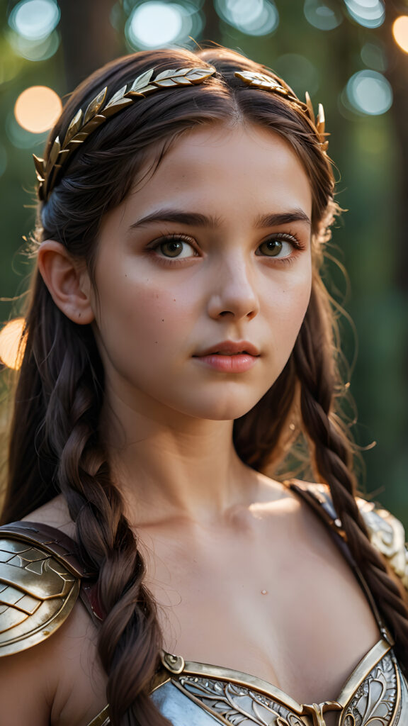 visualize a young girl looks like Artemis, detailed photo ((stunning)) ((gorgeous))