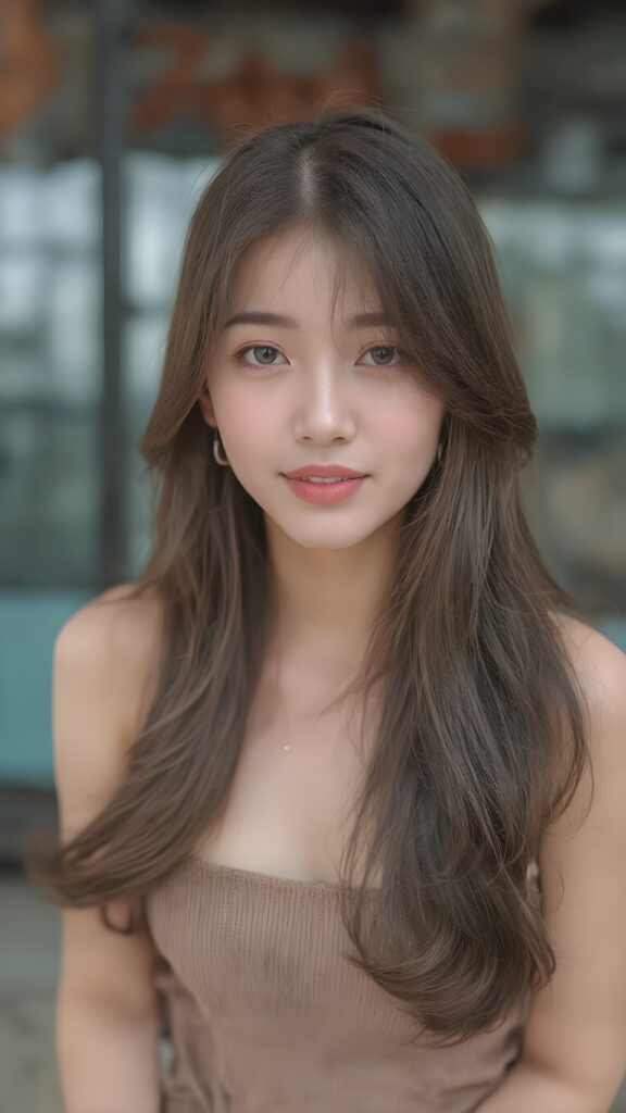 a detailed and cute Korean lady, stunning, gorgeous