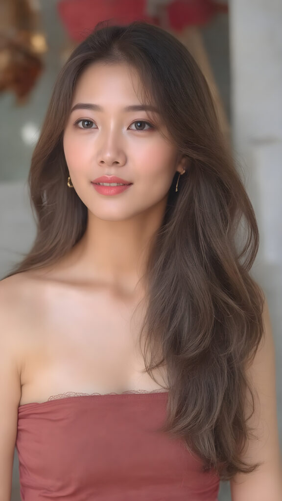 a detailed and cute Korean lady, stunning, gorgeous