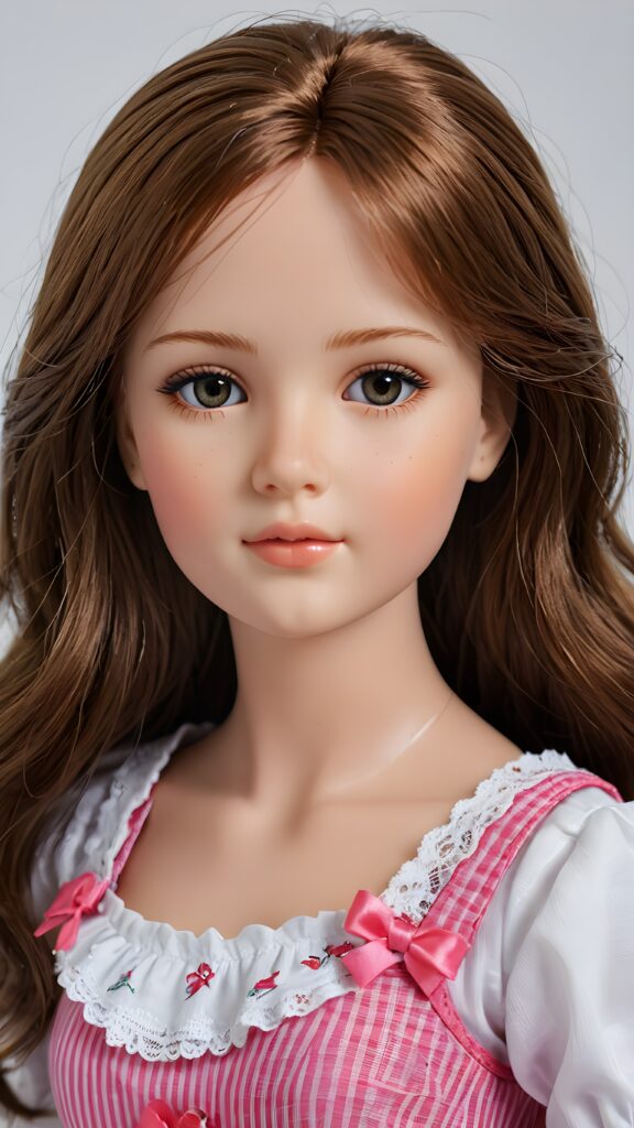 a doll, girl, 18 years old, ((realistic))