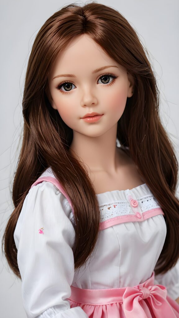 a doll, girl, 18 years old, ((realistic))