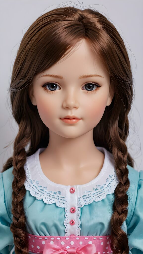 a doll, girl, 18 years old, ((realistic))