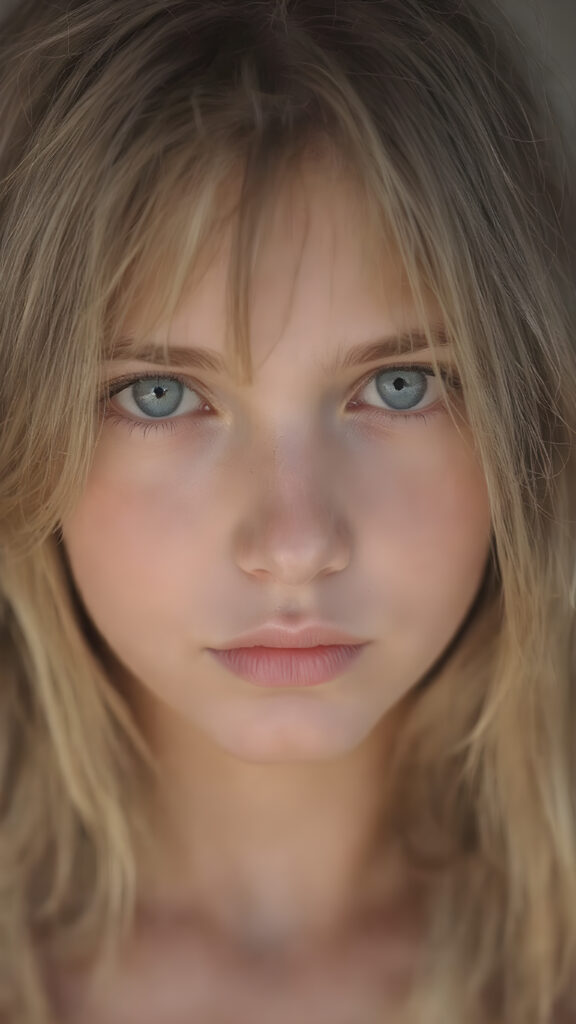 a (((very detailed and realistic full-body portrait))) featuring a (((cute and attractive teen girl))) with ((straight, long copper-blond hair)) and ((realistic detailed (pale skin)) that subtly flushes out in a (soft glow), combined with ((ultra realistic, highly detailed (brown eyes))), and ((realistic detailed (full kissable lips))), that exude ((a charming smile)), (((the face is illuminated beautifully))), she's ((looking confidently at the camera)), (((wearing a very low cut white tank top))), that perfectly complements her advanced features, (((perfect anatomy))), (((fit body))), (((highly detailed, 8k resolution, UHD))), (((a soft, natural light))), ((extremely detailed, crisp quality)), ((full kissable lips)), ((realistic detailed skin)), ((((realistic detailed texture on her face)), (long hair), (((the background is a beautiful sunset backdrop))) with ((highly detailed (daisy petals) that gently flutter around her face)), ((extremely detailed (the way her lips and skin is ill